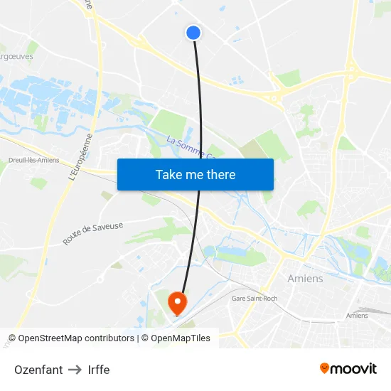 Ozenfant to Irffe map