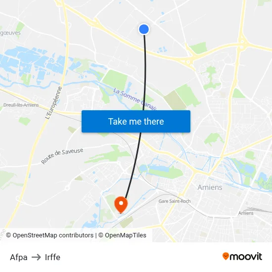 Afpa to Irffe map