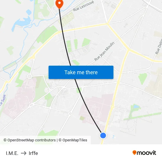 I.M.E. to Irffe map