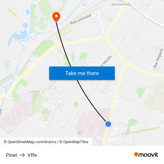 Pinel to Irffe map