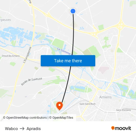 Wabco to Apradis map