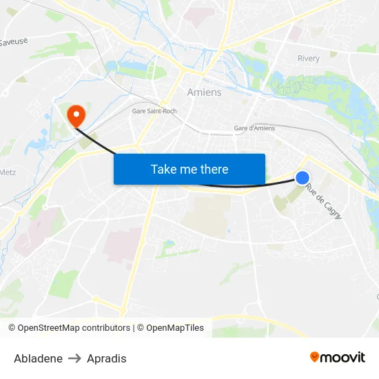 Abladene to Apradis map