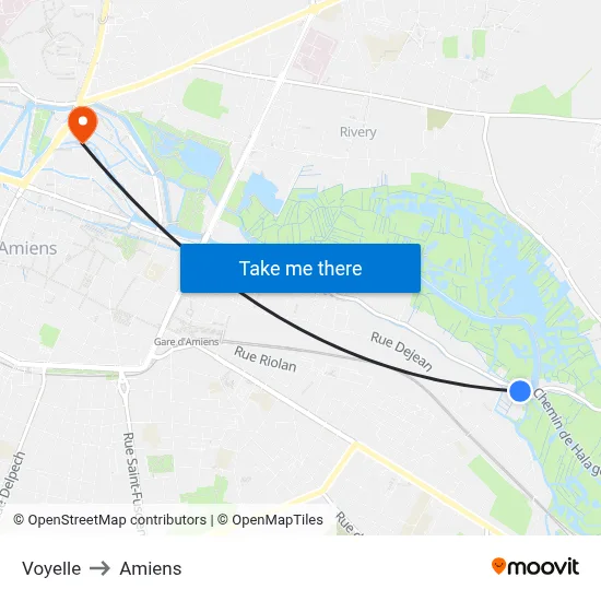 Voyelle to Amiens map