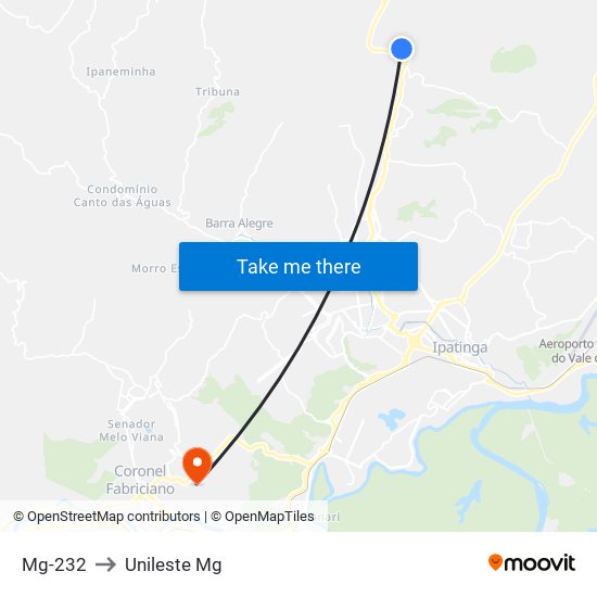 Mg-232 to Unileste Mg map