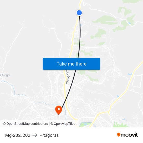 Mg-232, 202 to Pitágoras map