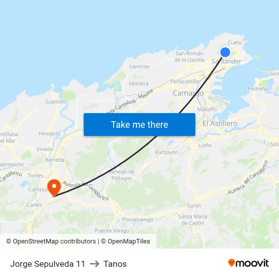 Jorge Sepulveda 11 to Tanos map