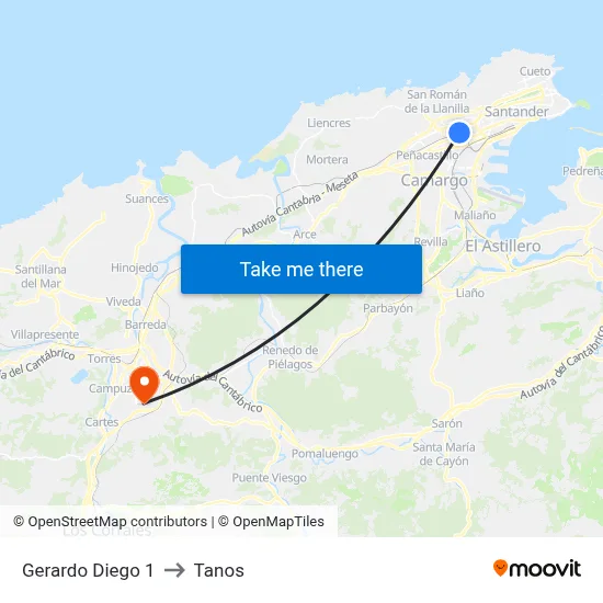 Gerardo Diego 1 to Tanos map