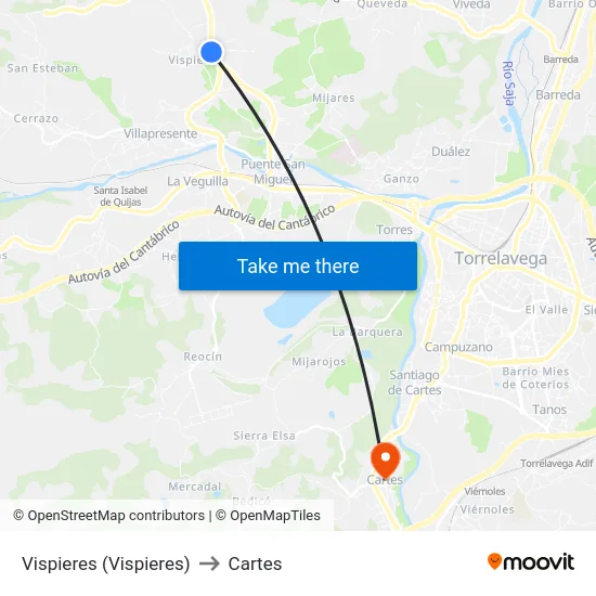 Vispieres (Vispieres) to Cartes map