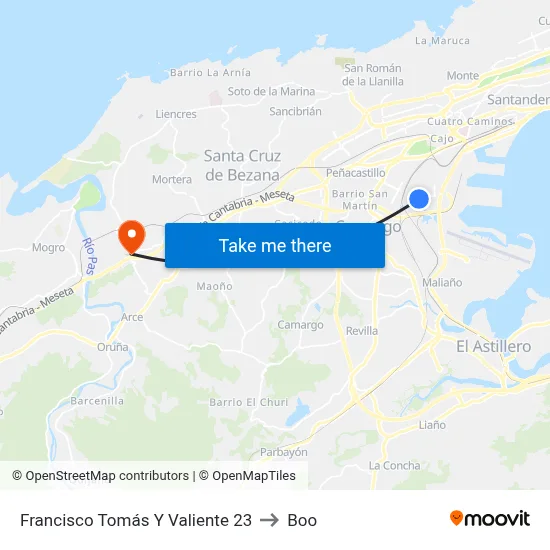 Francisco Tomás Y Valiente 23 to Boo map