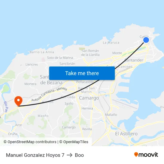 Manuel Gonzalez Hoyos 7 to Boo map