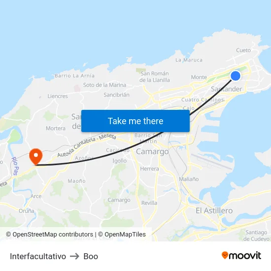 Interfacultativo to Boo map