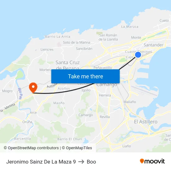 Jeronimo Sainz De La Maza 9 to Boo map