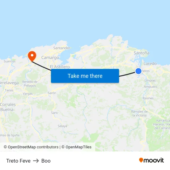 Treto Feve to Boo map