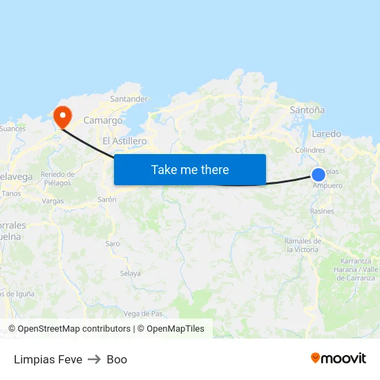 Limpias Feve to Boo map