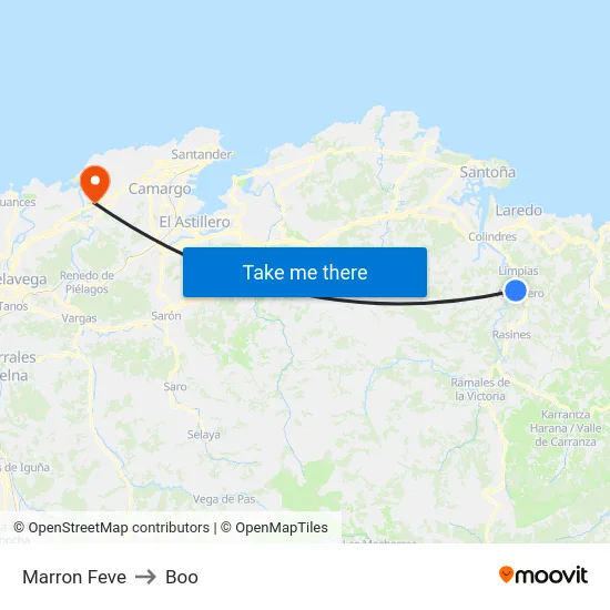 Marron Feve to Boo map
