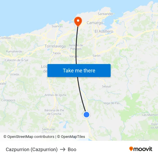 Cazpurrion (Cazpurrion) to Boo map