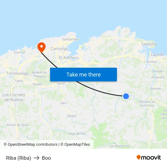 Riba (Riba) to Boo map