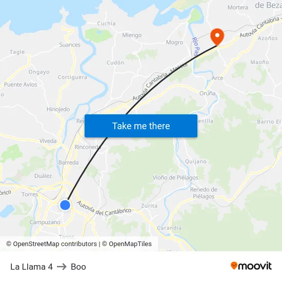 La Llama 4 to Boo map