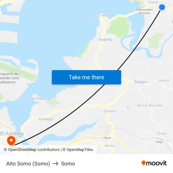 Alto Somo (Somo) to Somo map