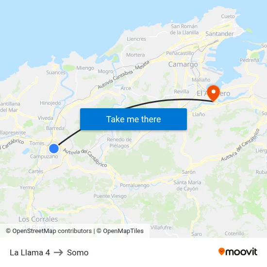 La Llama 4 to Somo map