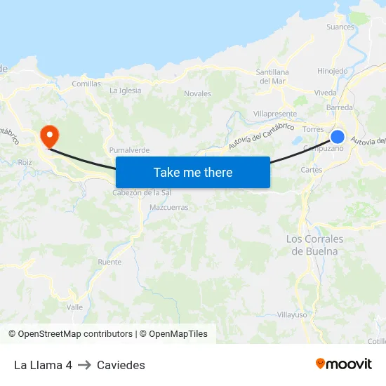 La Llama 4 to Caviedes map