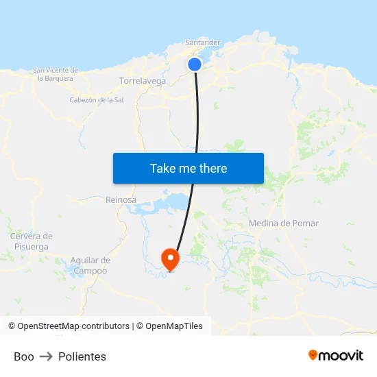 Boo to Polientes map