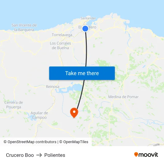 Crucero Boo to Polientes map