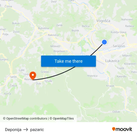 Deponija to pazaric map