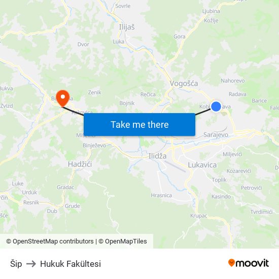 Šip to Hukuk Fakültesi map