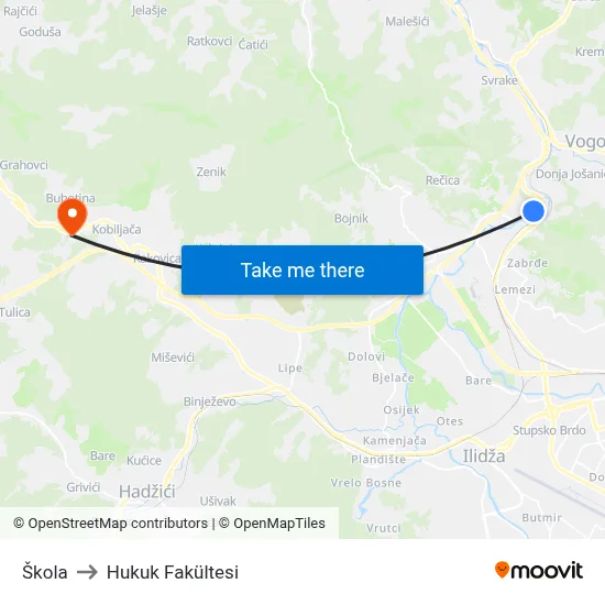 Škola to Hukuk Fakültesi map
