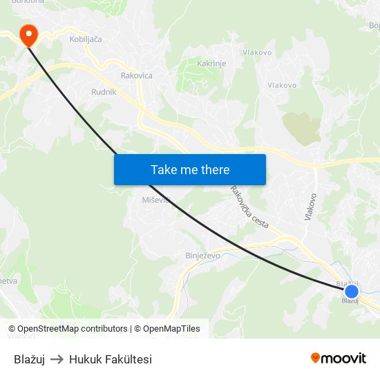 Blažuj to Hukuk Fakültesi map