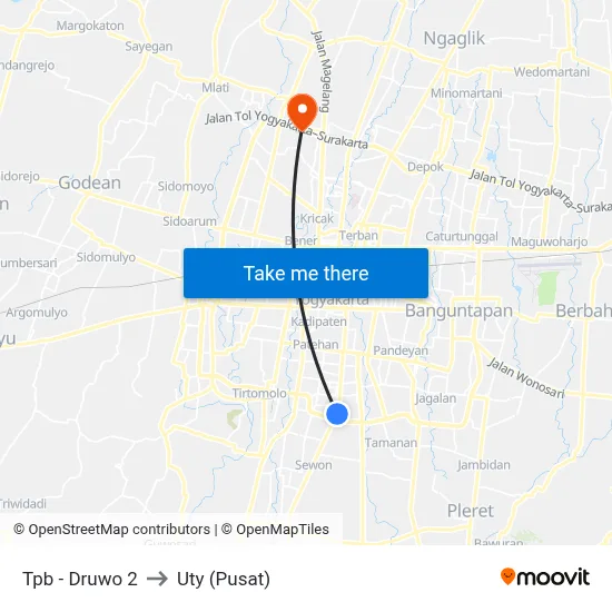 Tpb - Druwo 2 to Uty (Pusat) map