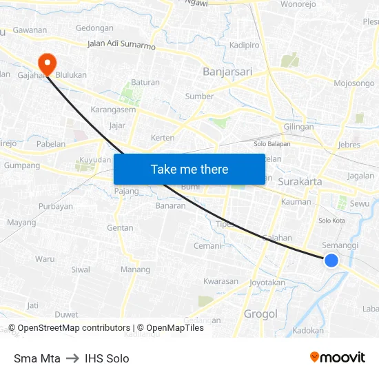 Sma Mta to IHS Solo map