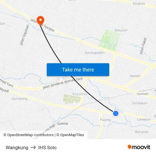 Wangkung to IHS Solo map