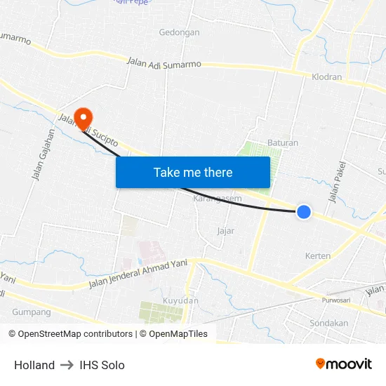Holland to IHS Solo map