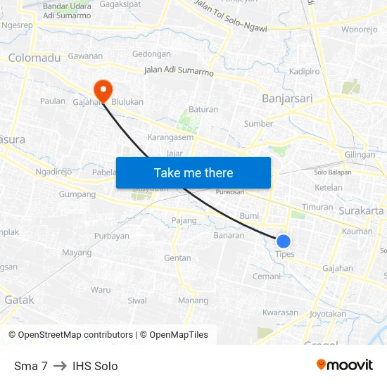 Sma 7 to IHS Solo map