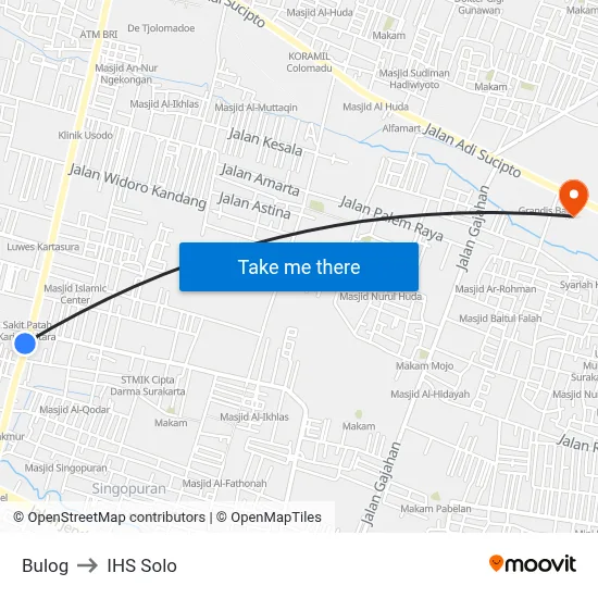 Bulog to IHS Solo map