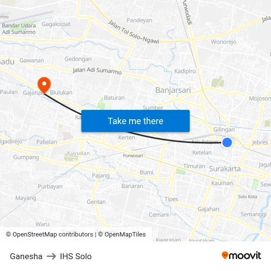 Ganesha to IHS Solo map
