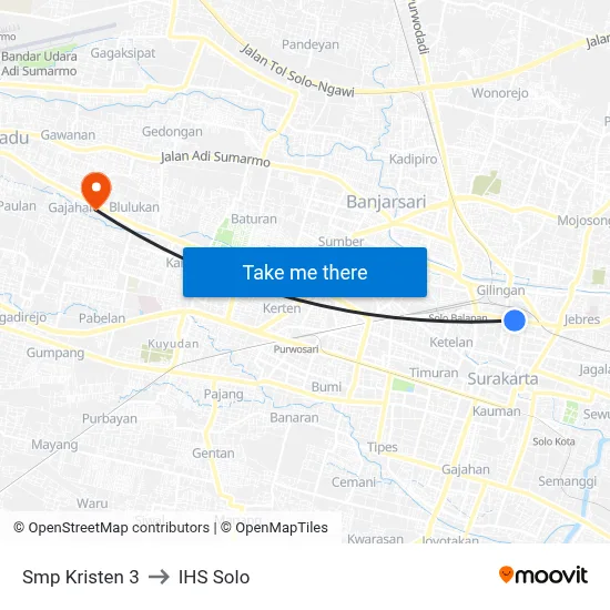 Smp Kristen 3 to IHS Solo map