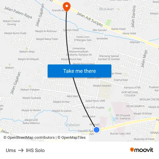 Ums to IHS Solo map