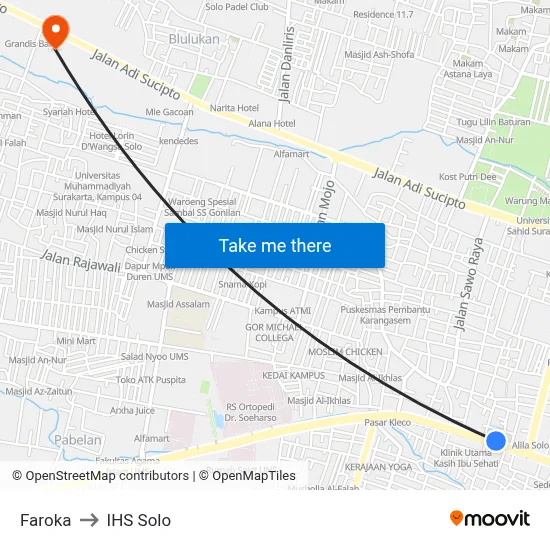 Faroka to IHS Solo map