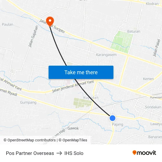 Pos Partner Overseas to IHS Solo map