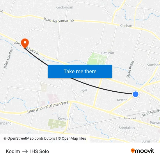 Kodim to IHS Solo map