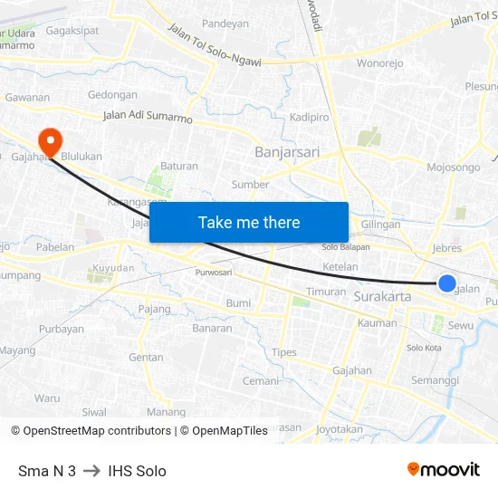 Sma N 3 to IHS Solo map