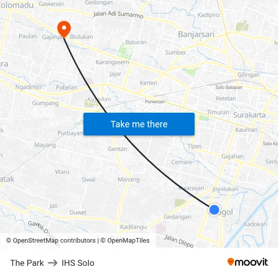 The Park to IHS Solo map