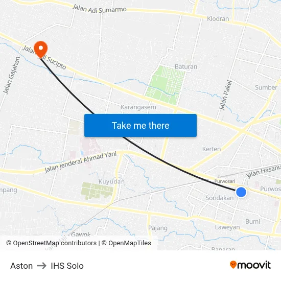 Aston to IHS Solo map