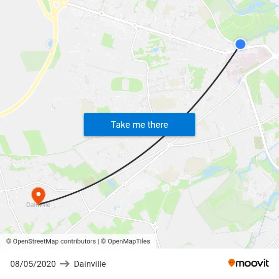 08/05/2020 to Dainville map