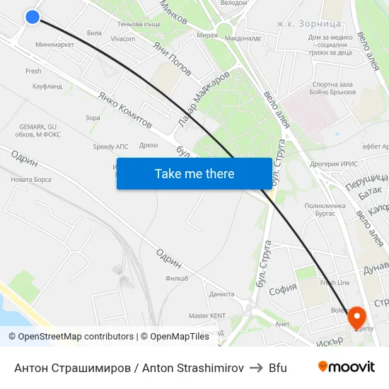 Anton Strashimirov to BFU map