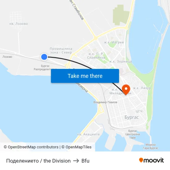 The Division to BFU map