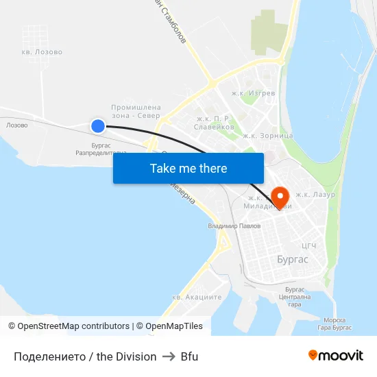 The Division to BFU map